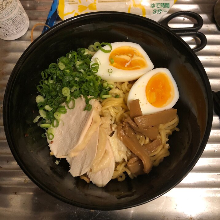 簡単！鍋キューブで混ぜ麺！